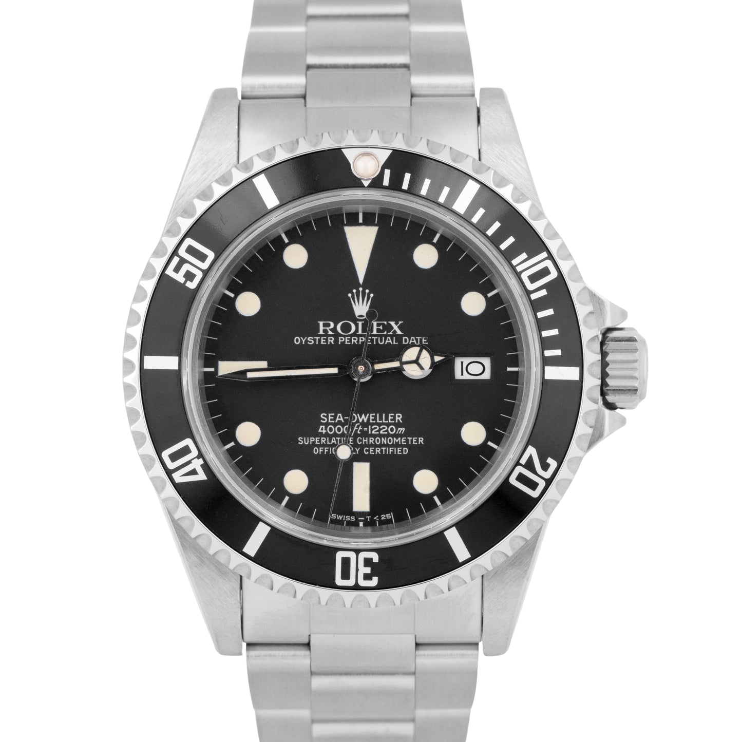 MINT TOP CONDITION Rolex Sea-Dweller Black TRIPLE 6 40mm Automatic Watch 16660