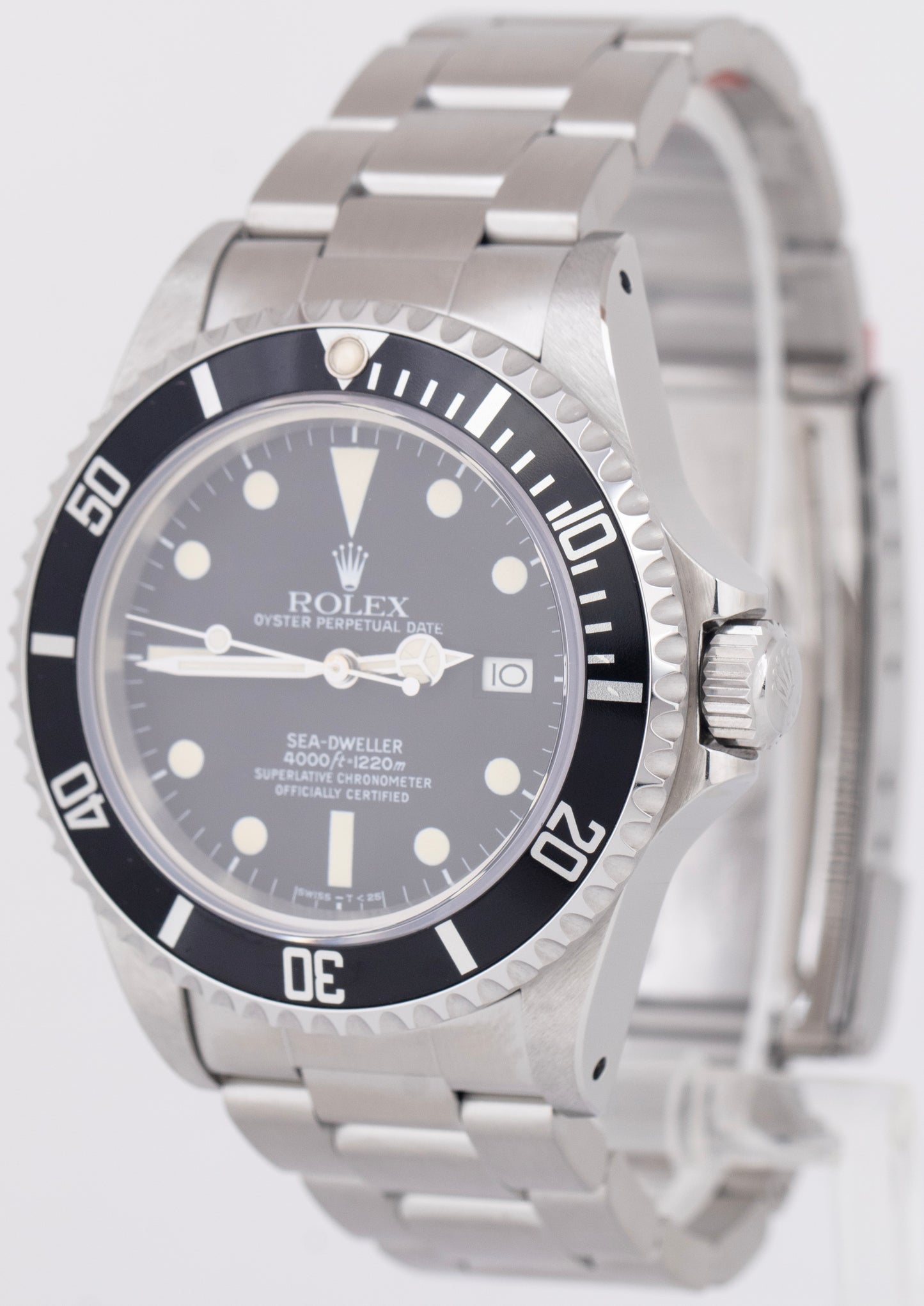 MINT TOP CONDITION Rolex Sea-Dweller Black TRIPLE 6 40mm Automatic Watch 16660