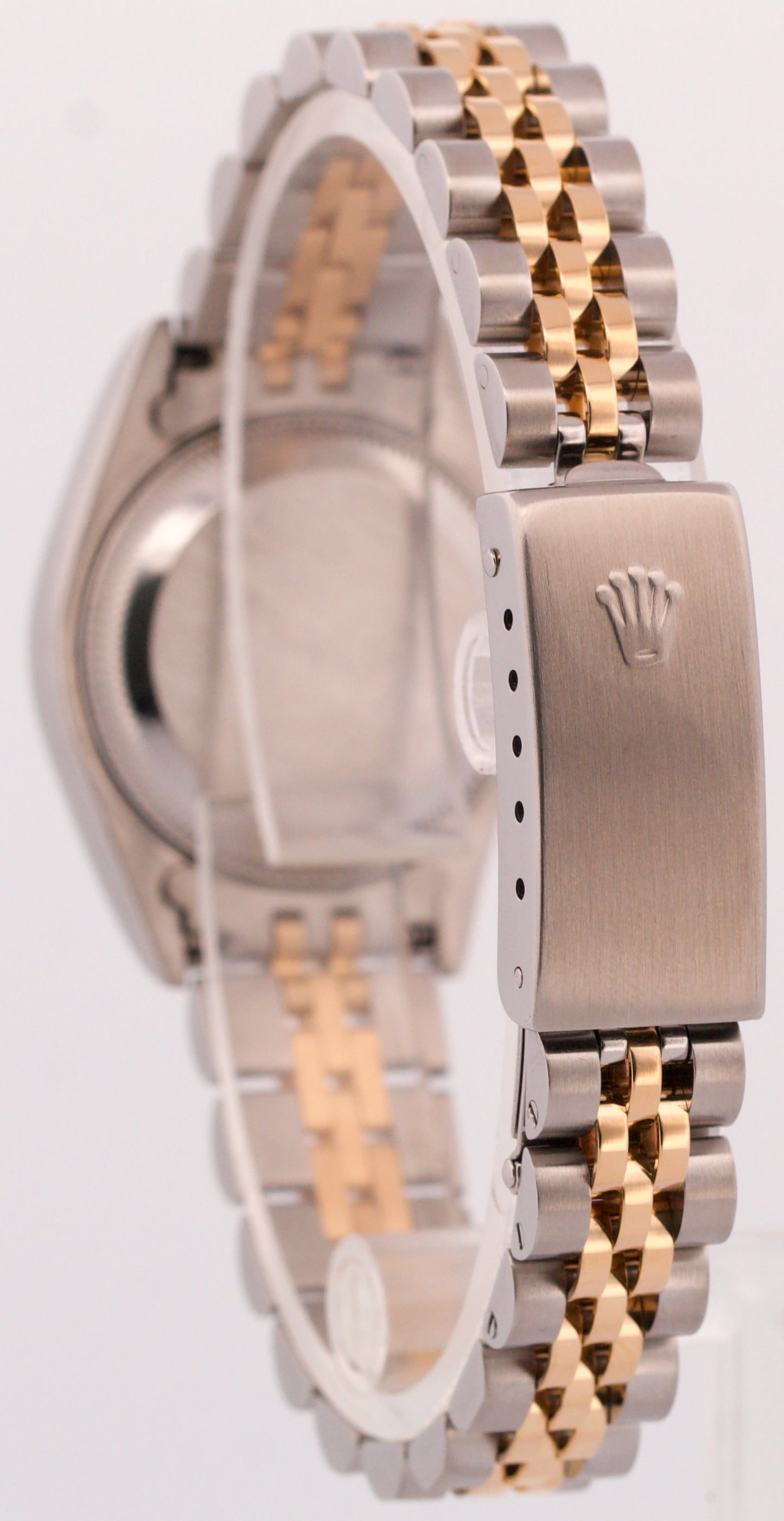Ladies Rolex DateJust FACTORY MOTHER OF PEARL RUBY 18K 26mm JUBILEE 79173 BOX