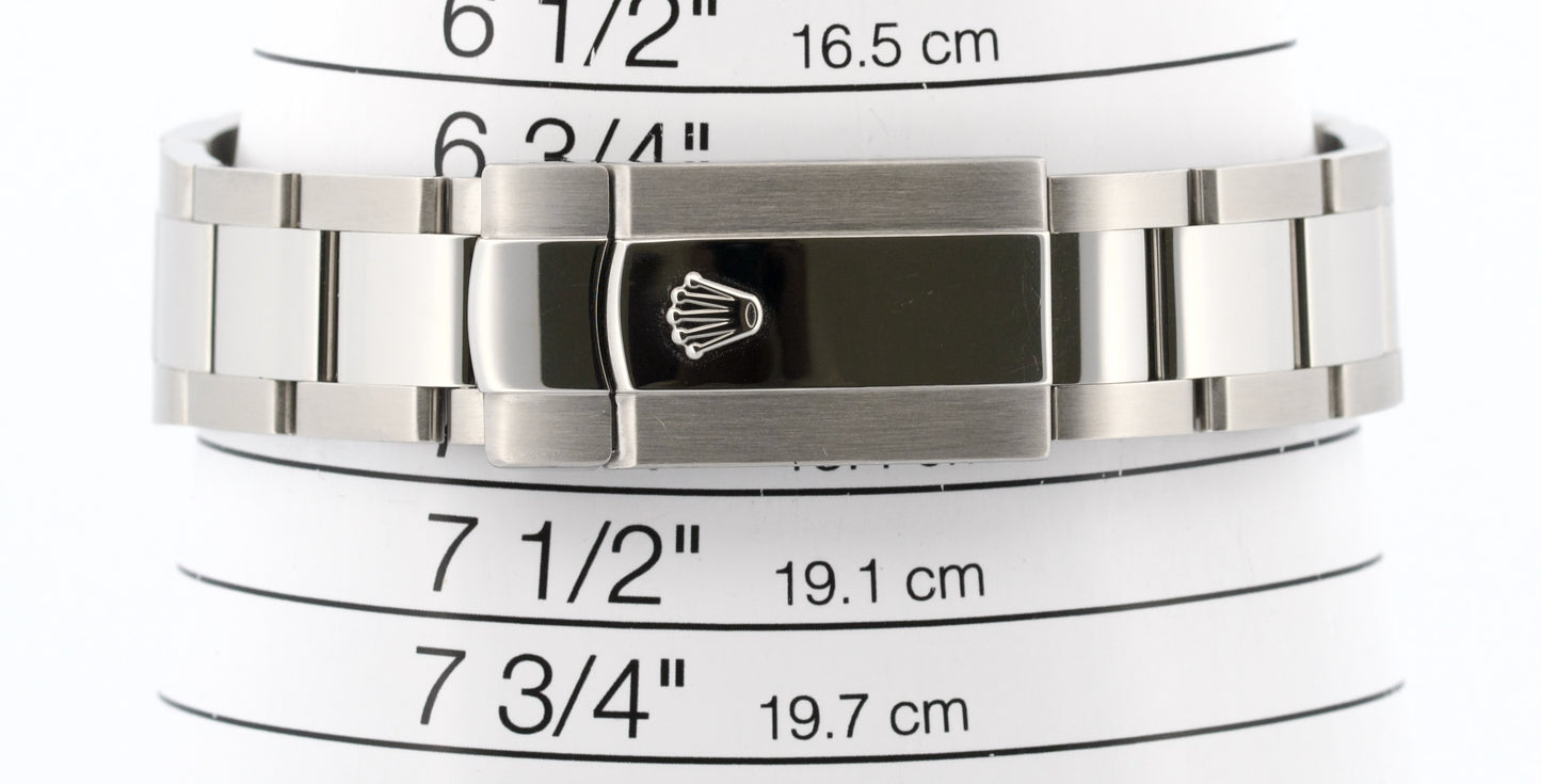 Rolex DateJust 41 BLACK Stainless Steel OYSTER Smooth 41mm Automatic 126300