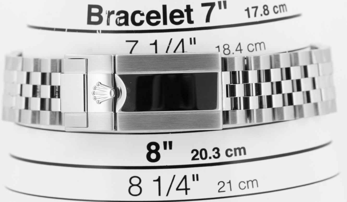 PAPERS Rolex GMT-Master II BATGIRL Blue 40mm Stainless JUBILEE 126710 BLNR BOX