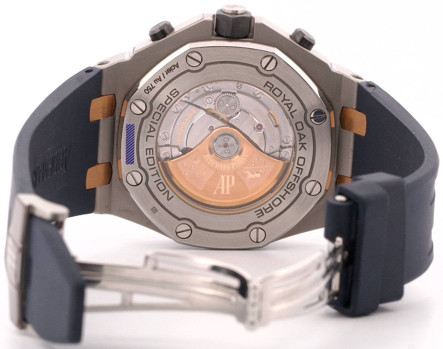 Audemars Piguet Royal Oak Offshore 18K Rose Gold BLUE Bucherer 42mm 26471SR BOX