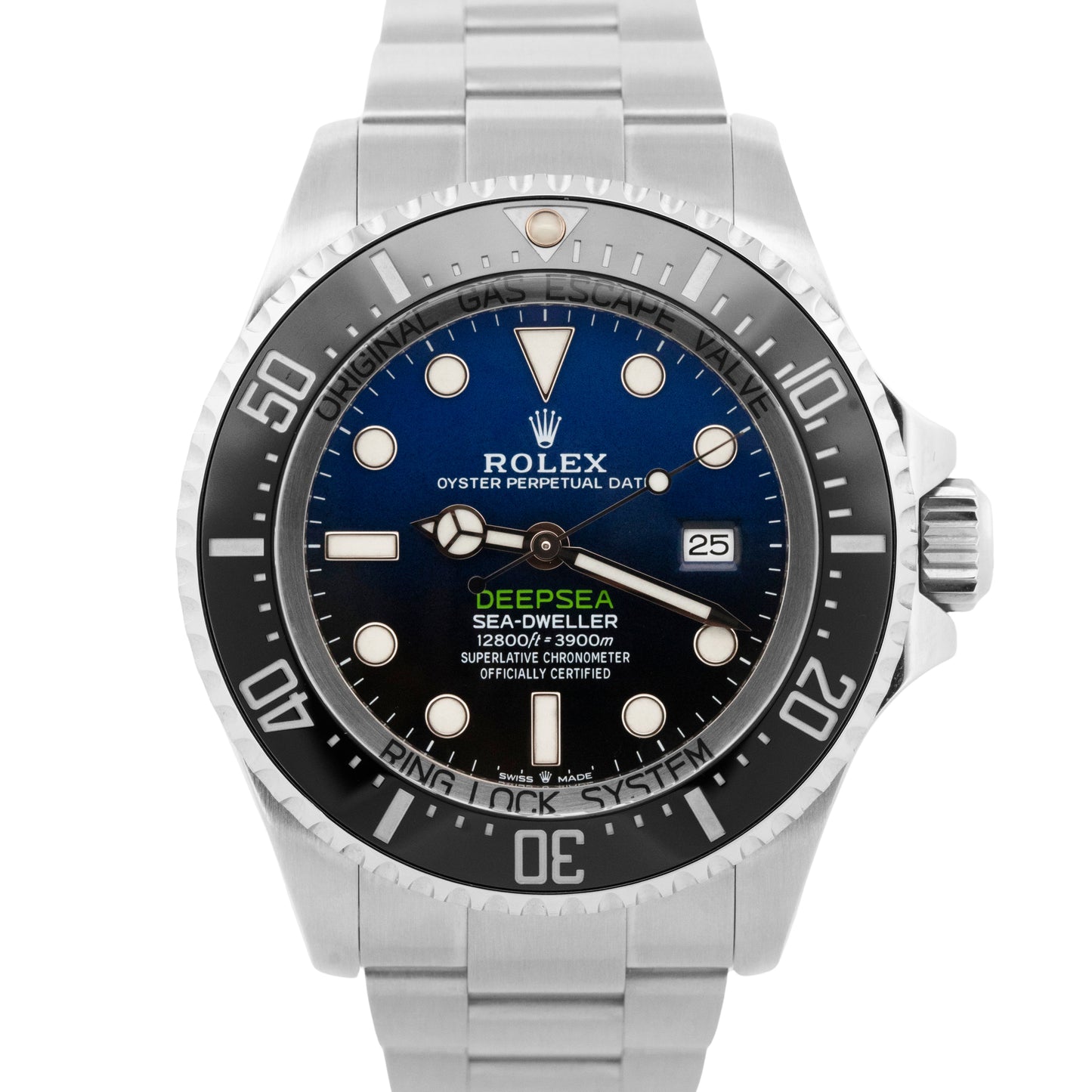 PAPERS Rolex Sea-Dweller Deepsea 126660 JAMES CAMERON Blue Steel Watch 44mm BOX