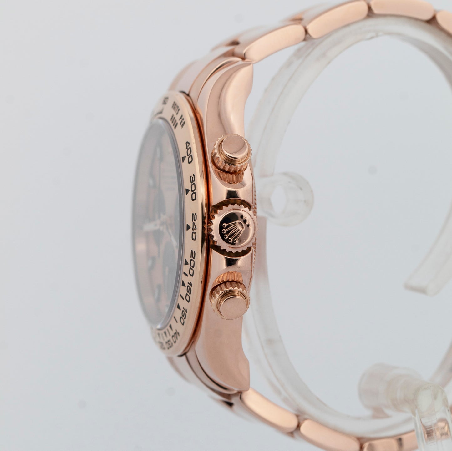 PAPERS Rolex Daytona SUNDUST 40mm 18K Rose Gold Watch Chronograph 116505 BOX