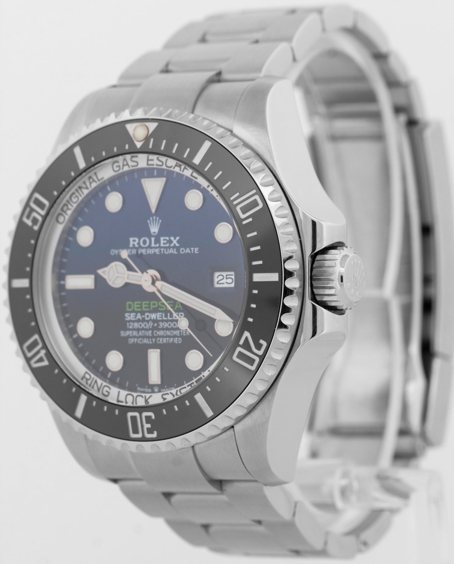 PAPERS Rolex Sea-Dweller Deepsea 126660 JAMES CAMERON Blue Steel Watch 44mm BOX