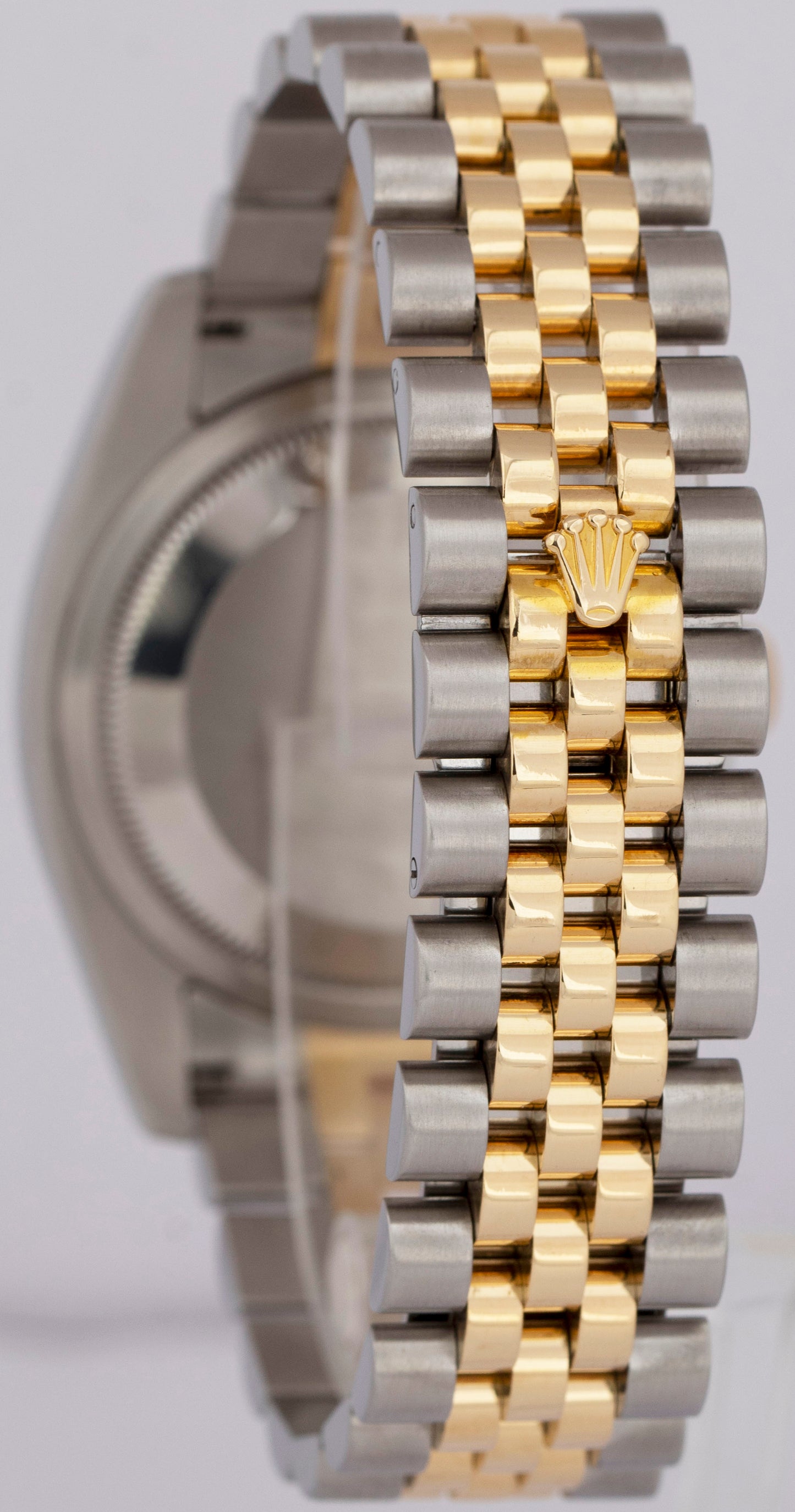Rolex DateJust 36mm CHAMPAGNE Fluted Two-Tone JUBILEE 18K Gold 116233 Watch