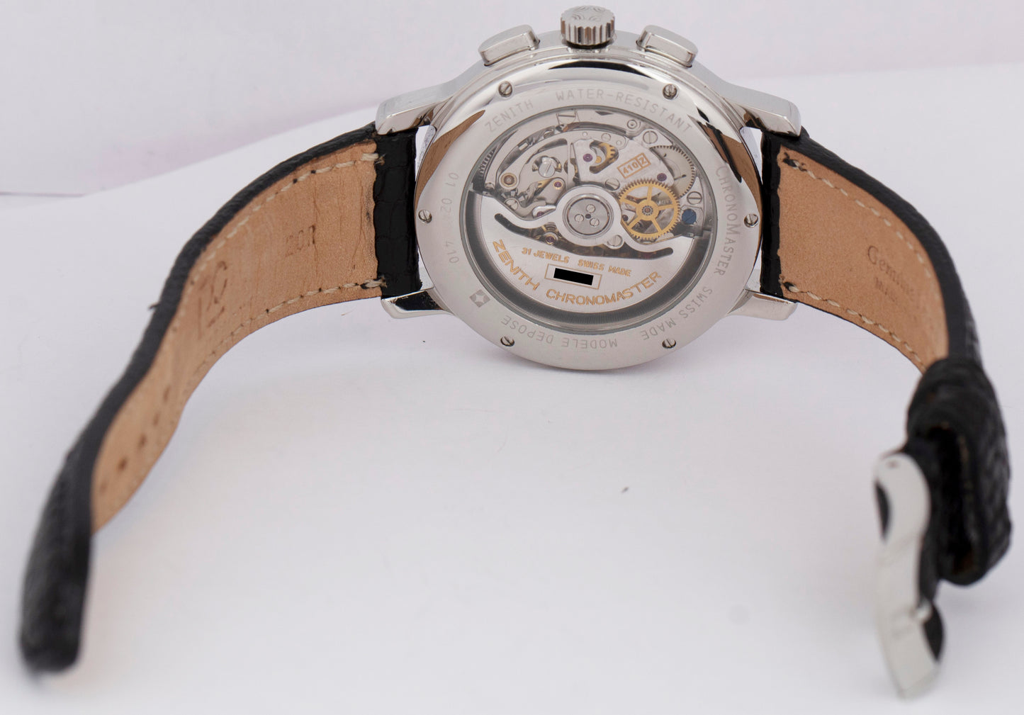 ZENITH El Primero 40mm Moonphase Triple Calendar Stainless Watch 01.0240.410