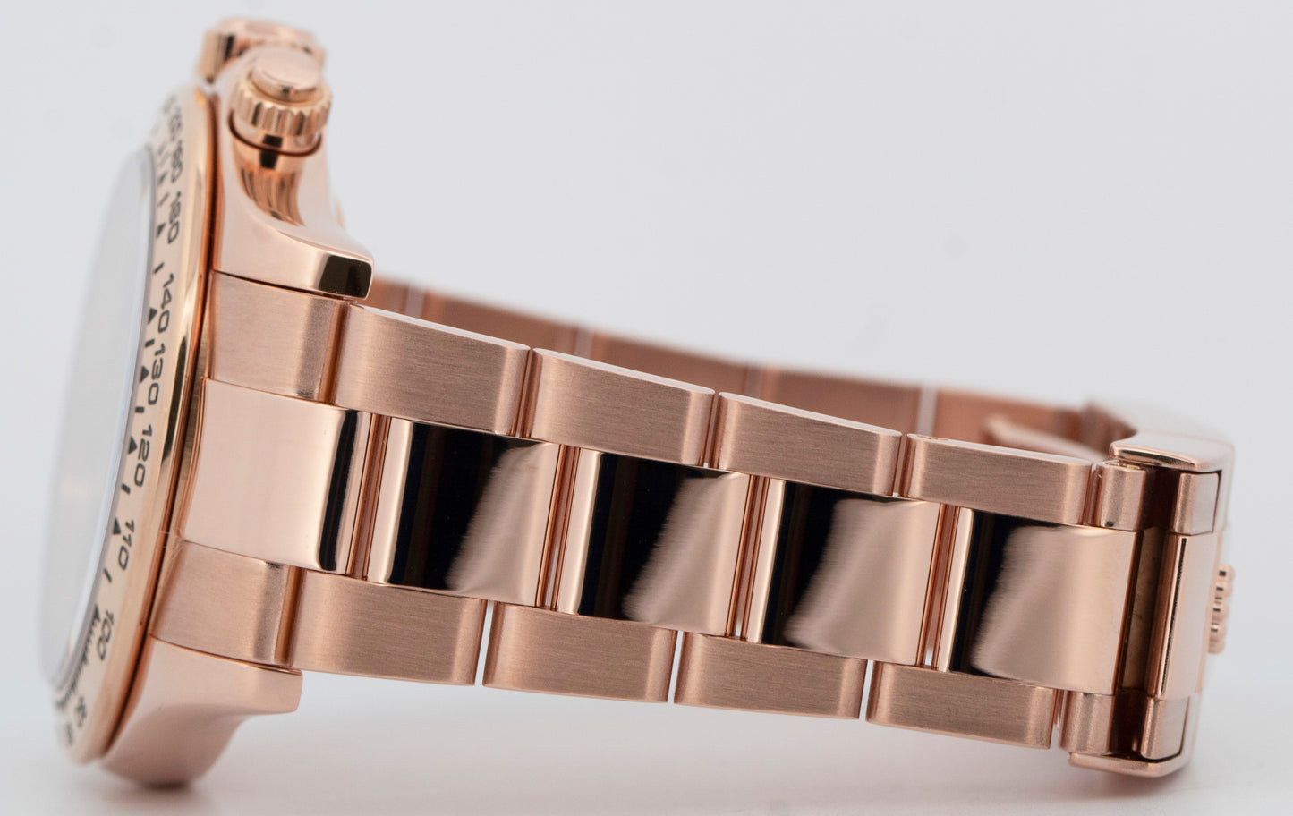 PAPERS Rolex Daytona SUNDUST 40mm 18K Rose Gold Watch Chronograph 116505 BOX