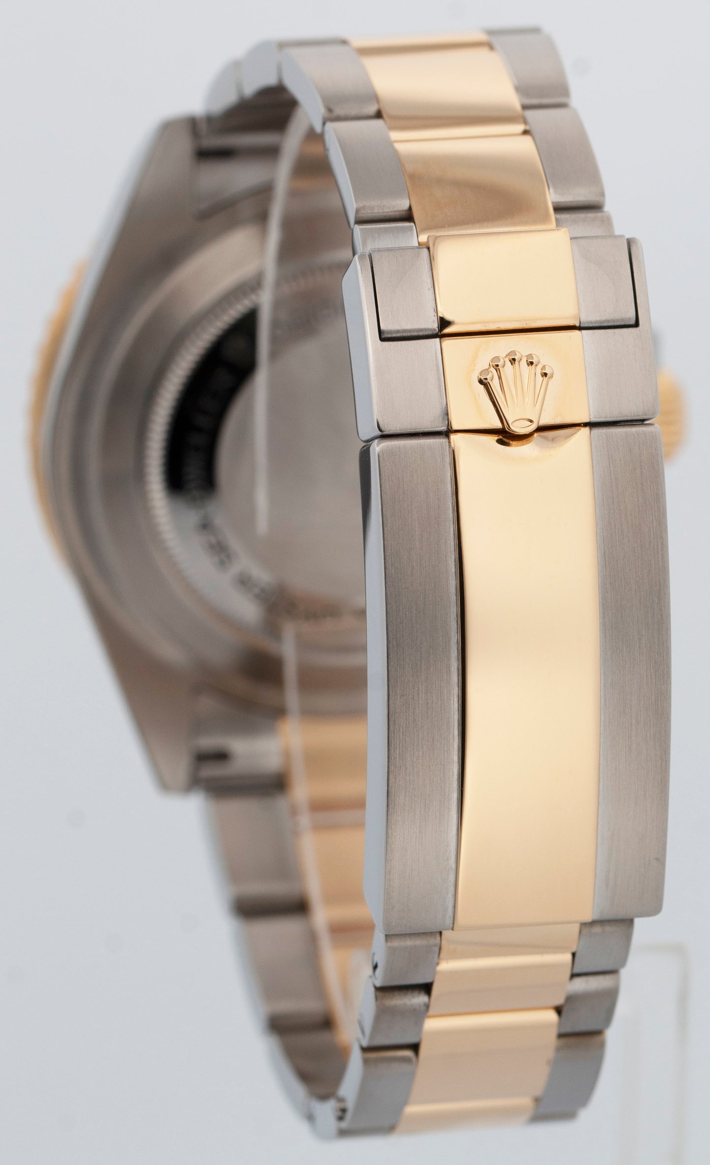PAPERS Rolex Sea-Dweller 43mm Two-Tone 18K Gold Stainless Black 126603 Watch BOX