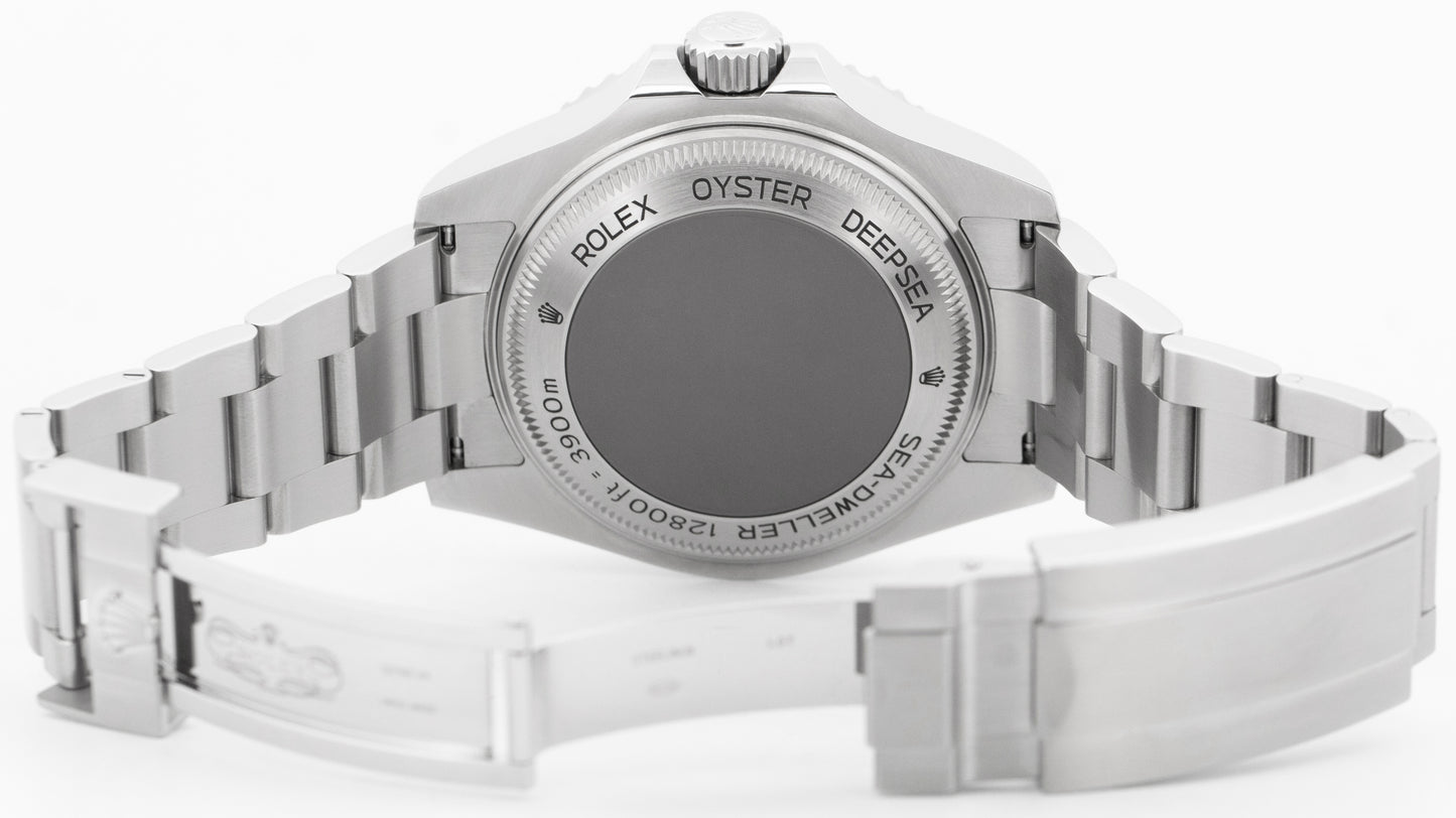 PAPERS Rolex Sea-Dweller Deepsea 126660 JAMES CAMERON Blue Steel Watch 44mm BOX