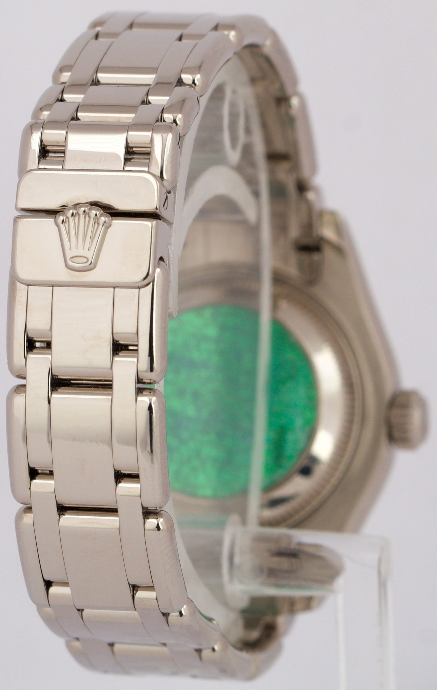 MINT Rolex DateJust Pearlmaster 18k White Gold DIAMOND PYRITE 29mm 80299 Watch