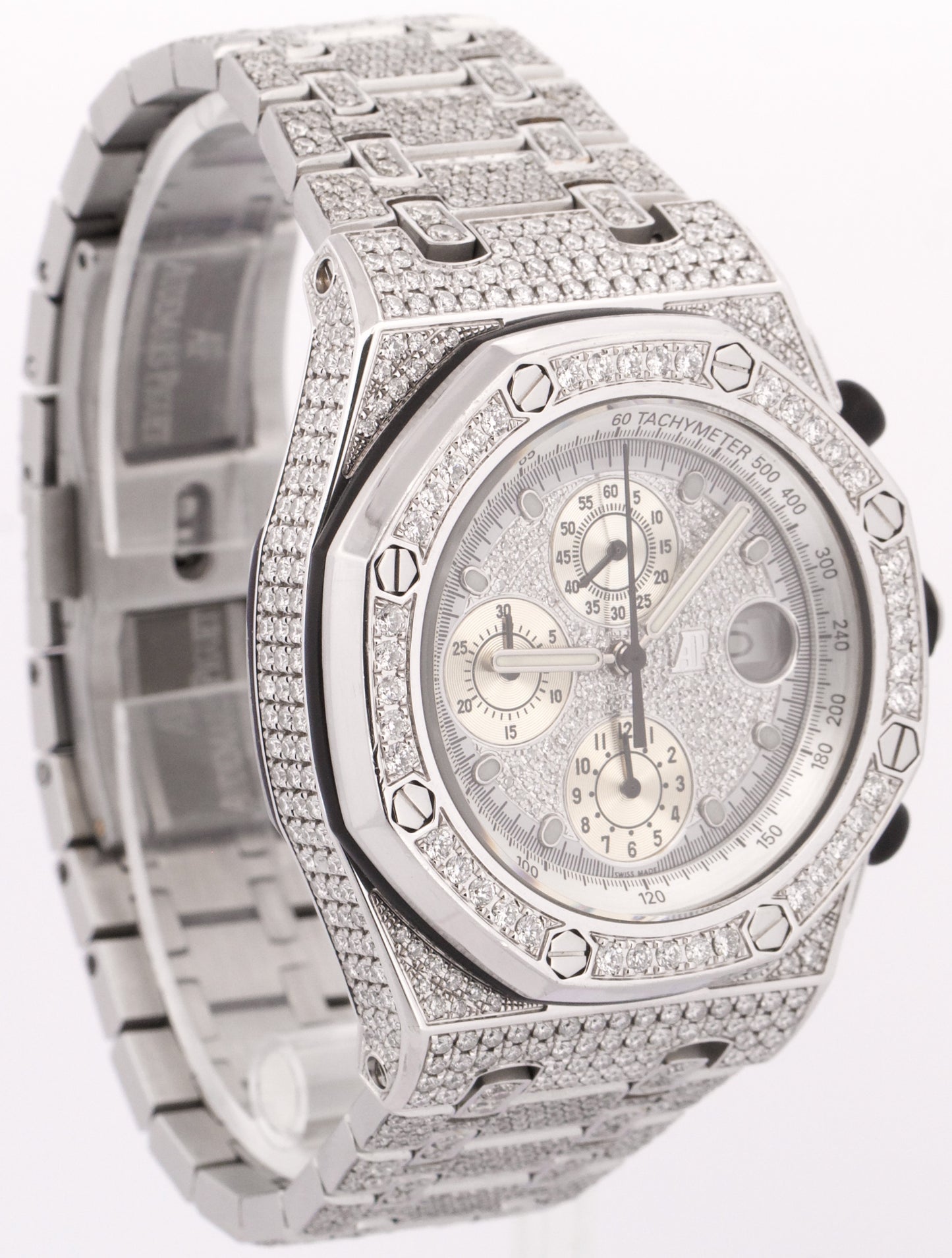 Audemars Piguet Royal Oak Offshore PAVE DIAMOND Chronograph Stainless 26170ST