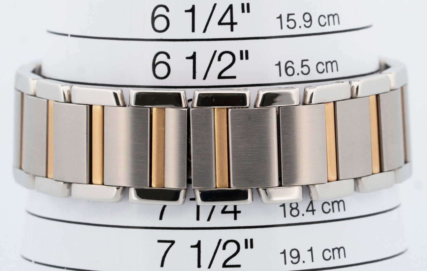 Ladies Cartier Tank Francaise Chronograph Quartz Two-Tone 28mm 2303 W51004Q4