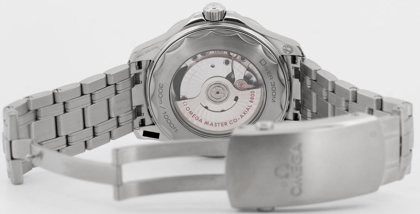 2025 PAPERS Omega Seamaster Diver 300M 42mm WHITE WAVE 210.30.42.20.04.001 BOX
