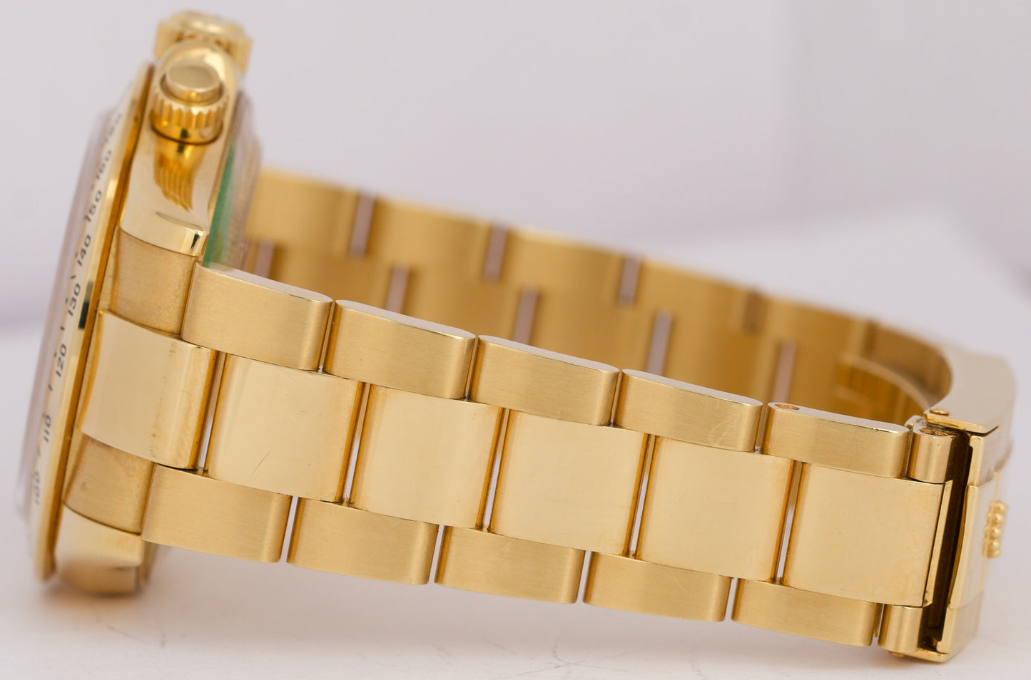 UNPOLISHED REHAUT Rolex Daytona FACTORY MOP ROMAN 18K Yellow Gold 40mm 116528