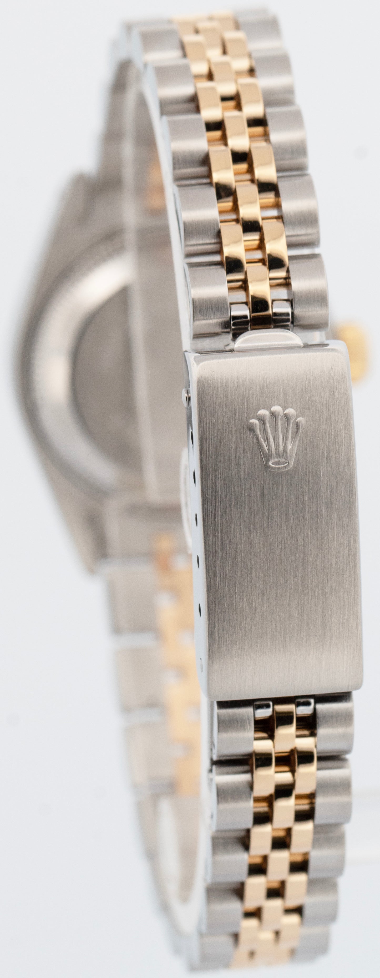 Ladies Rolex DateJust 26mm CHAMPAGNE Yellow Gold Stainless JUBILEE Watch 69173