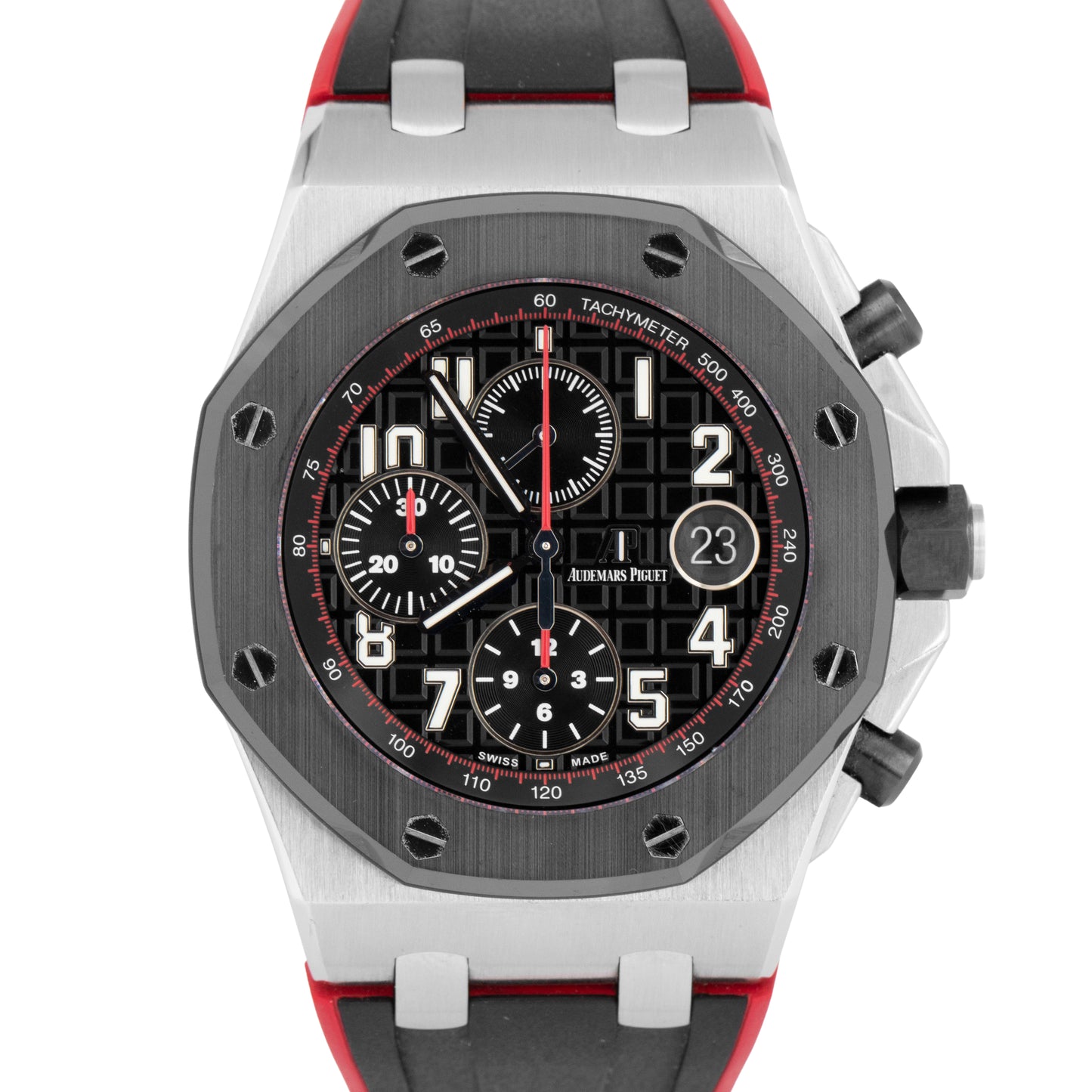 MINT Audemars Piguet Royal Oak Offshore CERAMIC VAMPIRE Steel 42mm Watch 26470SO