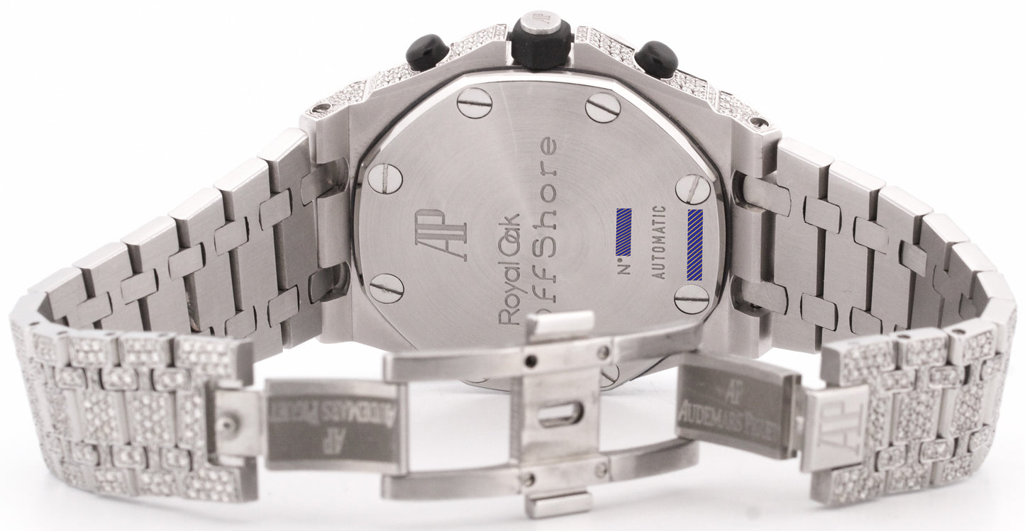 Audemars Piguet Royal Oak Offshore PAVE DIAMOND Chronograph Stainless 26170ST