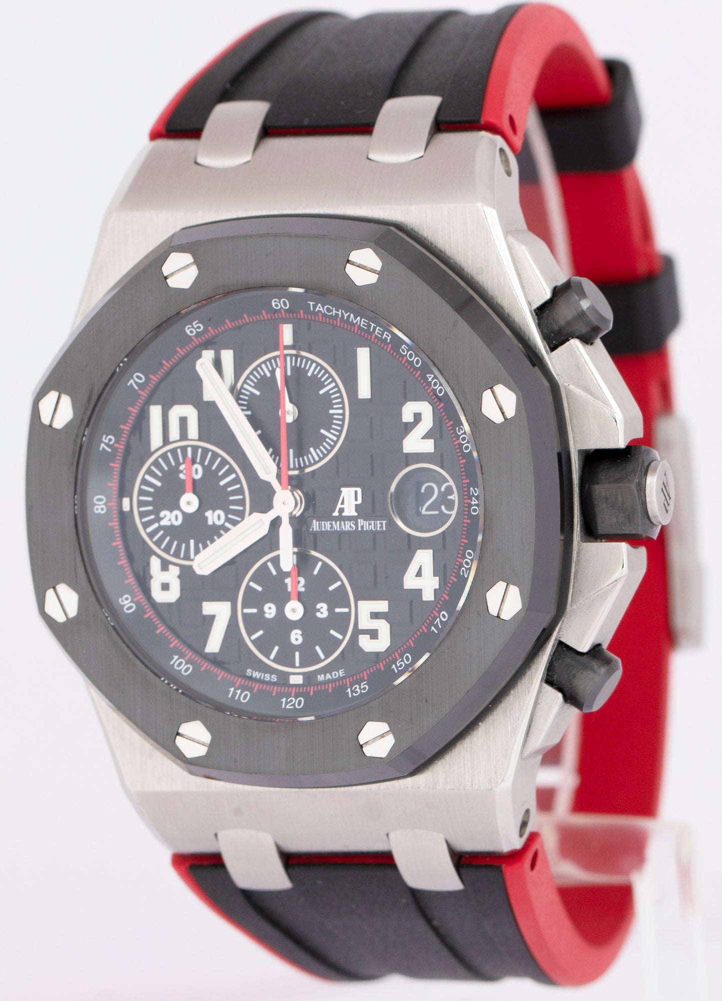 MINT Audemars Piguet Royal Oak Offshore CERAMIC VAMPIRE Steel 42mm Watch 26470SO