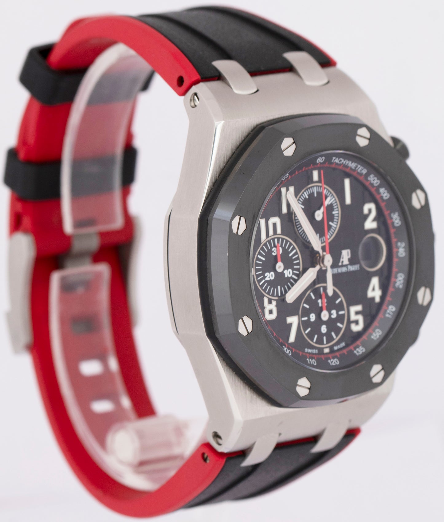 MINT Audemars Piguet Royal Oak Offshore CERAMIC VAMPIRE Steel 42mm Watch 26470SO