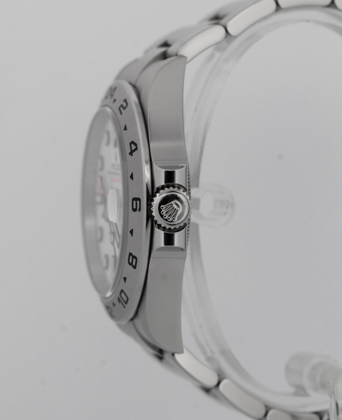 PAPERS Rolex Explorer II 42mm POLAR WHITE Date GMT Steel 226570 Watch BOX