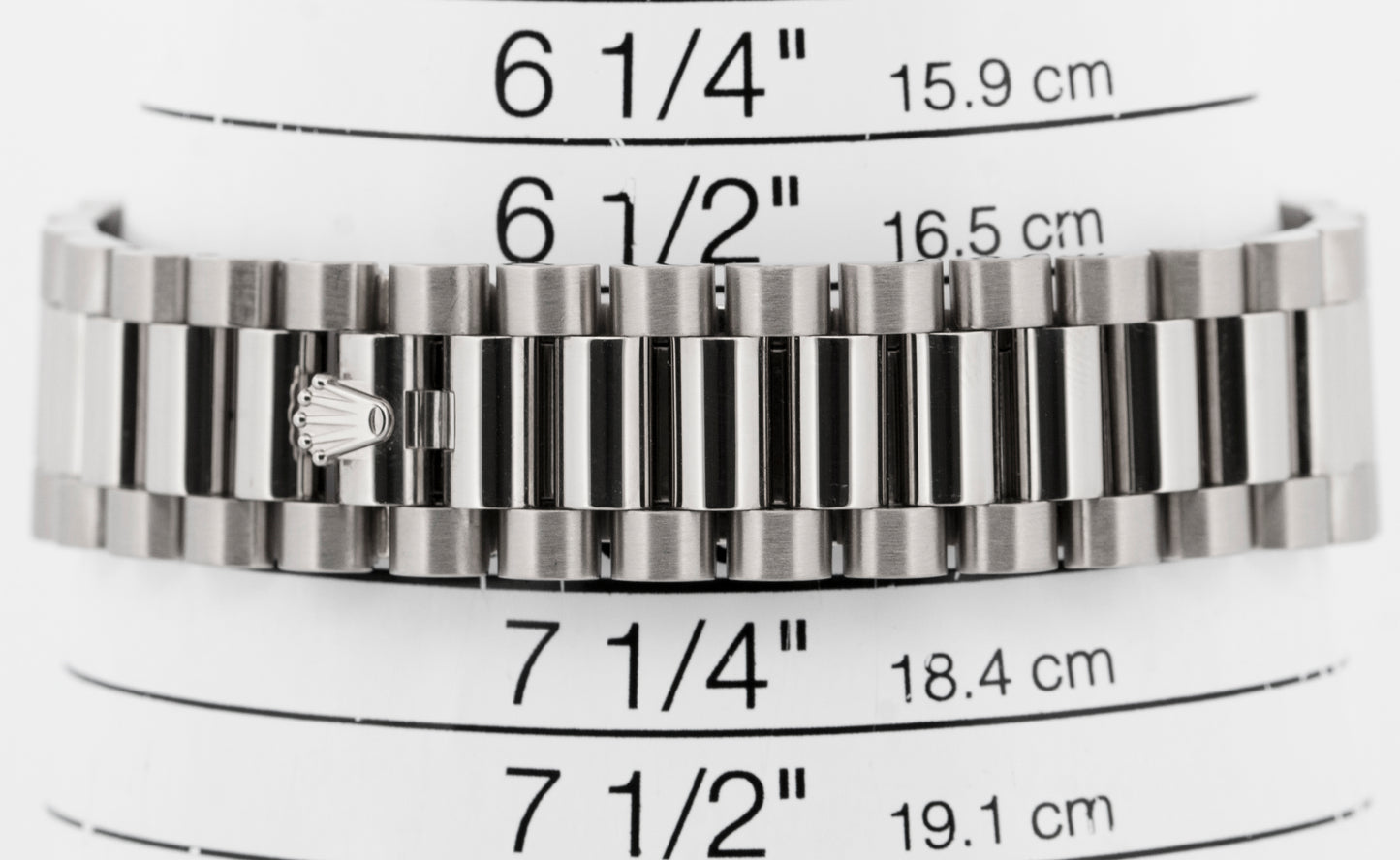 2023 PAPERS Rolex Day-Date President BLUE Ombre White Gold 36mm 128239 Watch BOX