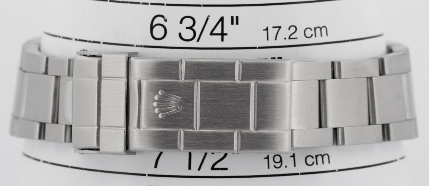Rolex Submariner Date BLACK Stainless Steel 40mm Oyster NO-HOLES Watch 16610