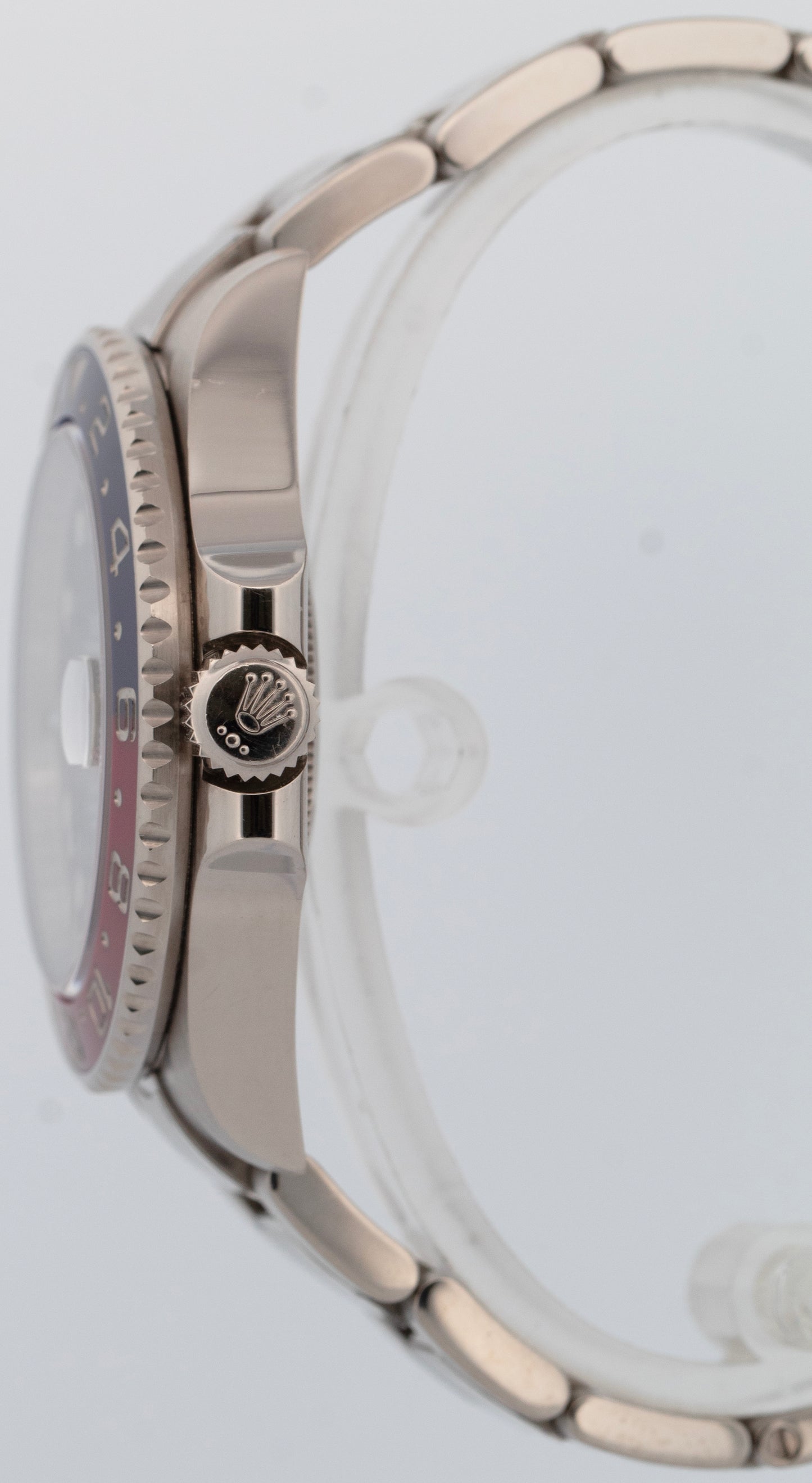 RSC Rolex GMT-Master II PEPSI BLUE DIAL 18K White Gold Watch 116719 BLRO BOX