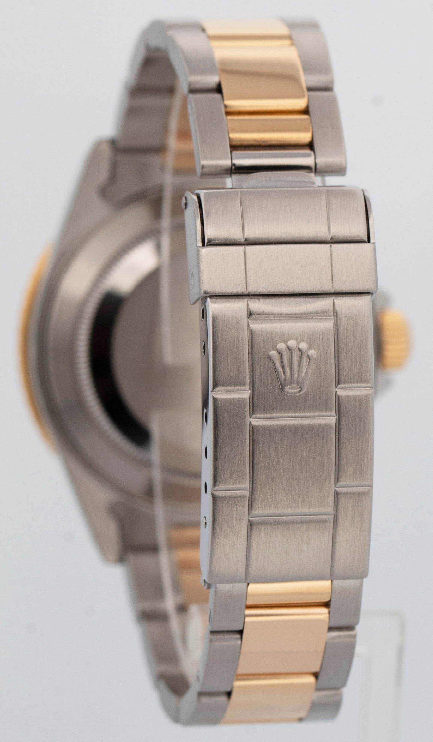Rolex Submariner Date 40mm BLACK Two-Tone 18K Yellow Gold Steel 16613 LN Watch