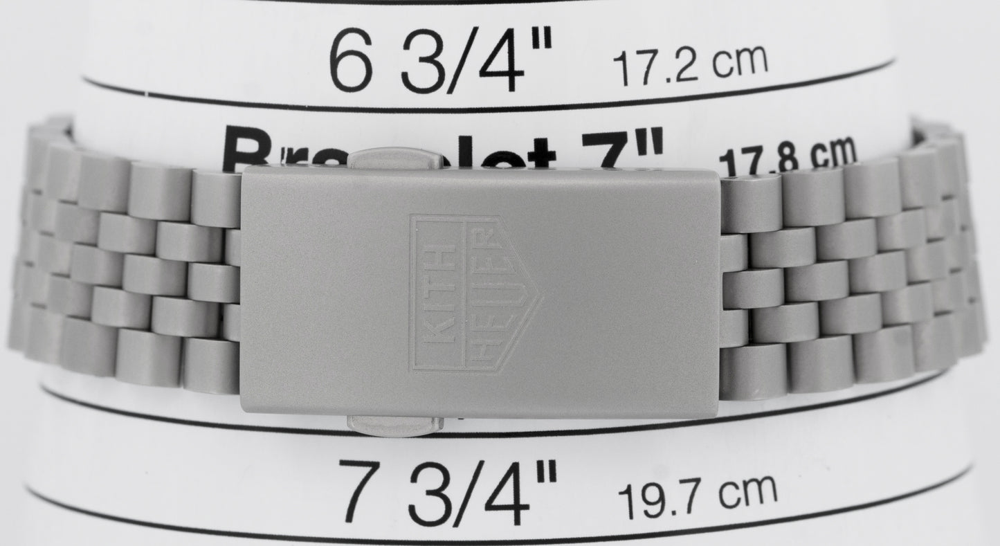 PAPERS Tag Heuer x Kith Formula 1 Eggshell Steel 35mm WA121F.BA0023 Quartz BOX