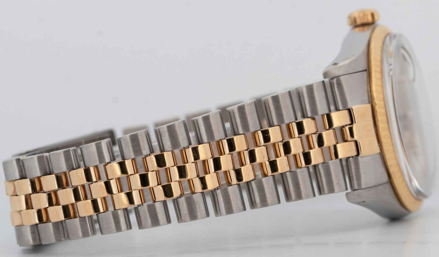 Rolex DateJust 36mm Champagne Two-Tone 18K Yellow Gold Steel JUBILEE Watch 16013