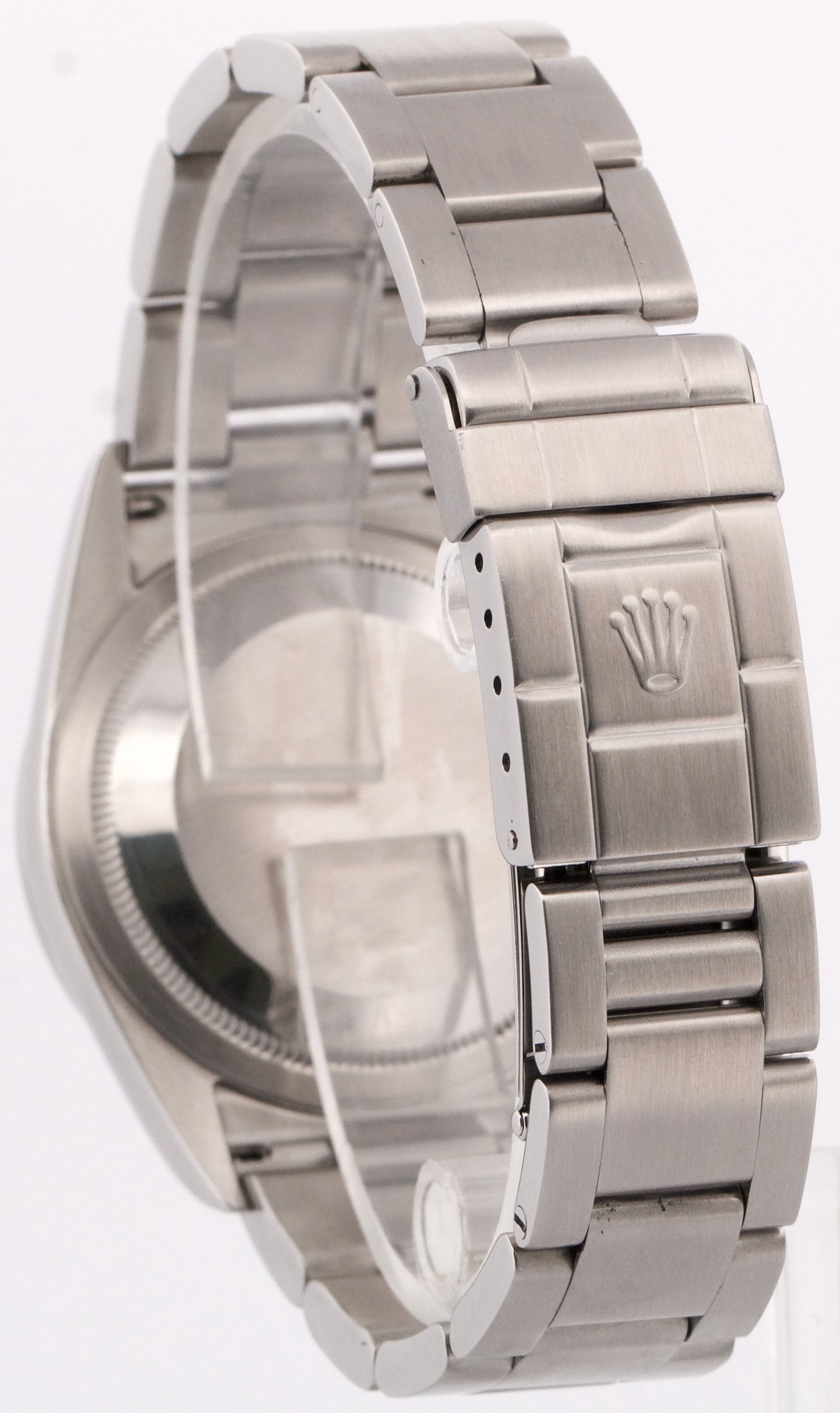 PAPERS Rolex Explorer I Black 36mm 3-6-9 Stainless Steel Oyster MK1 114270 BOX