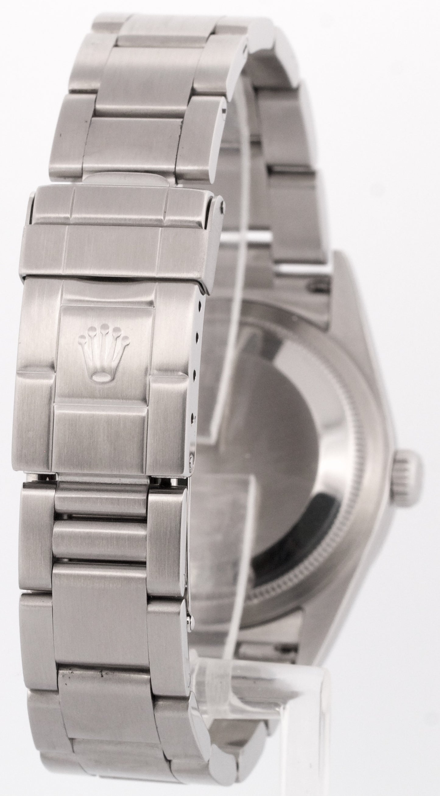 PAPERS Rolex Explorer I Black 36mm 3-6-9 Stainless Steel Oyster MK1 114270 BOX