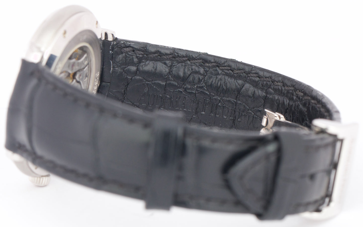 Audemars Piguet Jules BLUE 18K White Gold SMALL SECONDS Leather 36mm 15056BC