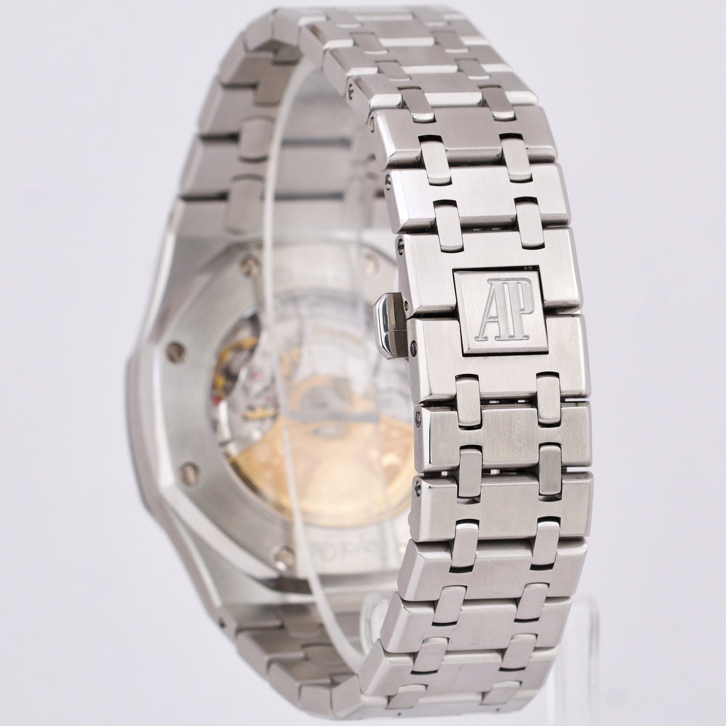 Audemars Piguet Royal Oak Blue 39mm Stainless Steel Date Automatic Watch 15300ST