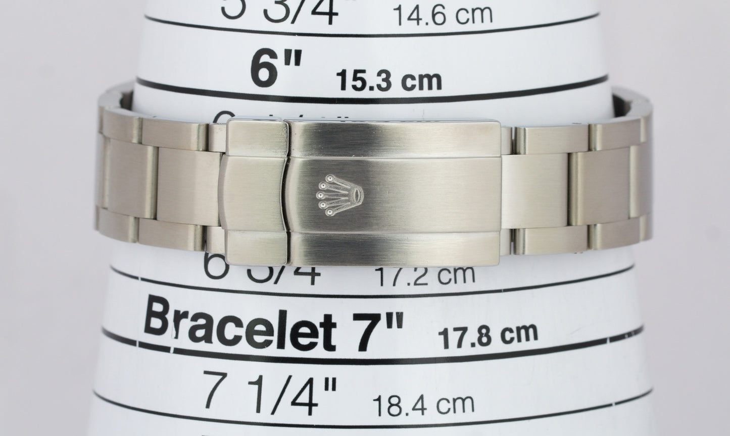 MINT Rolex Oyster Perpetual GRAPE Purple Stainless 3-6-9 Automatic 36mm 116000