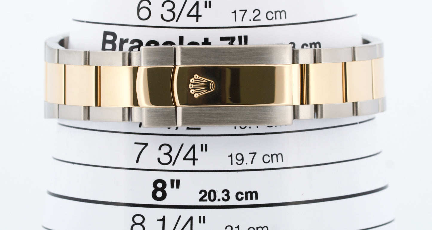 2024 RSC Rolex Datejust II CHAMPAGNE 18K Gold Stainless OYSTER 41mm 116333 BOX