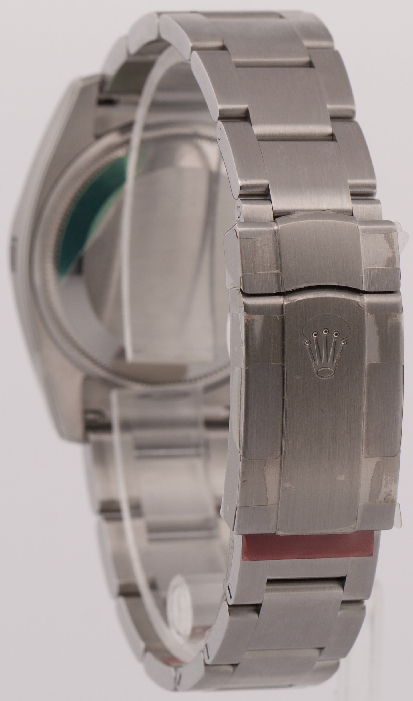 NEW STICKERED 2024 Rolex Oyster Perpetual SALMON Pink Stainless 34mm 114210 BOX