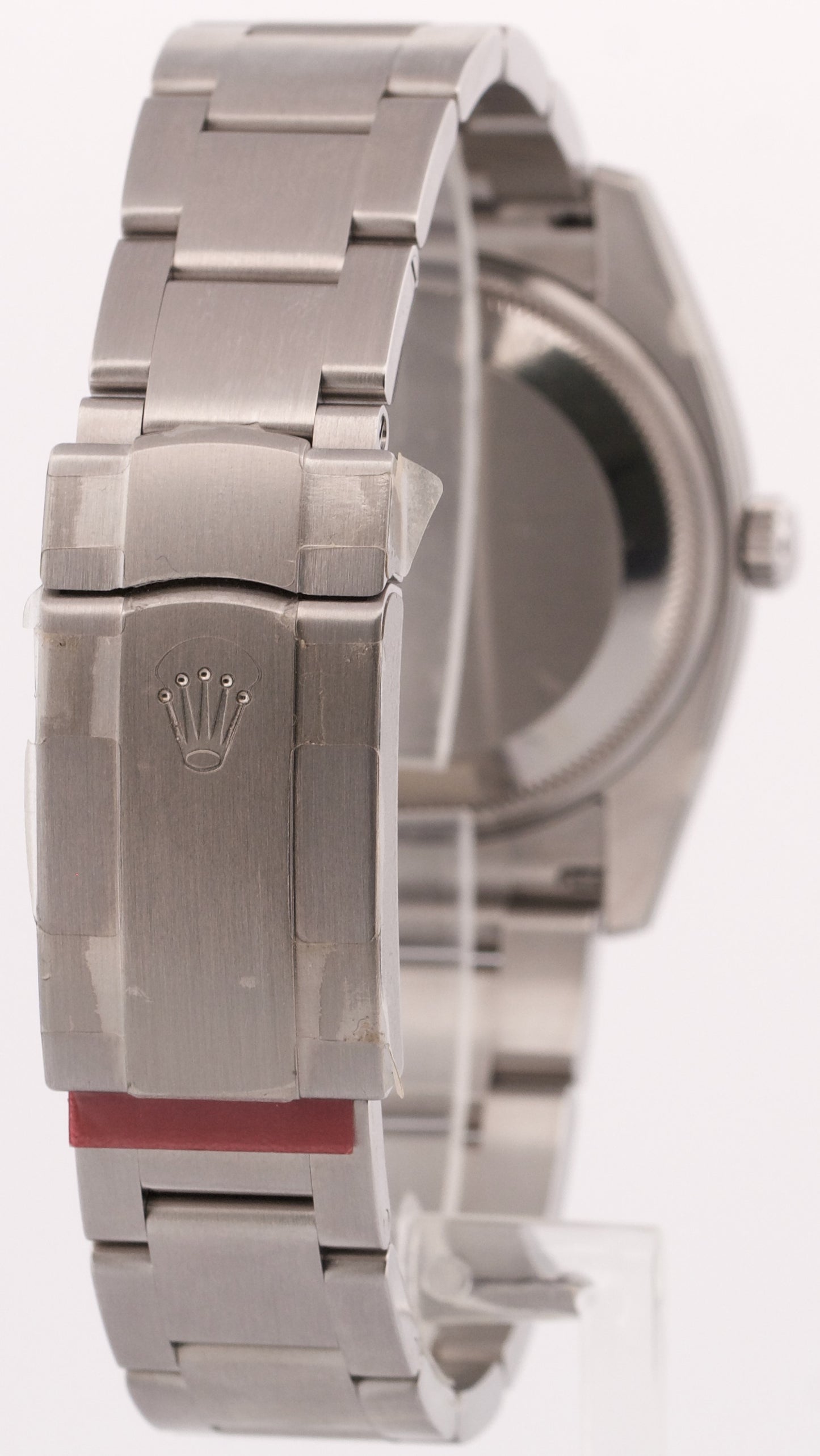 NEW STICKERED 2024 Rolex Oyster Perpetual SALMON Pink Stainless 34mm 114210 BOX