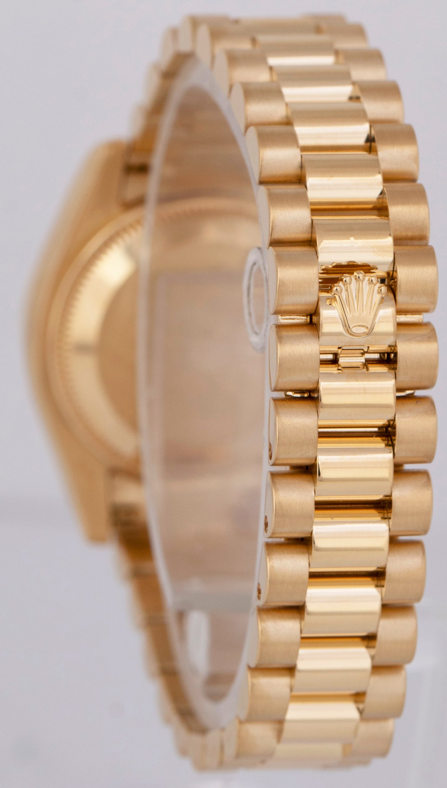 MINT PAPERS Rolex DateJust President 26mm Champagne 18K Gold DIAMOND 179178 BOX