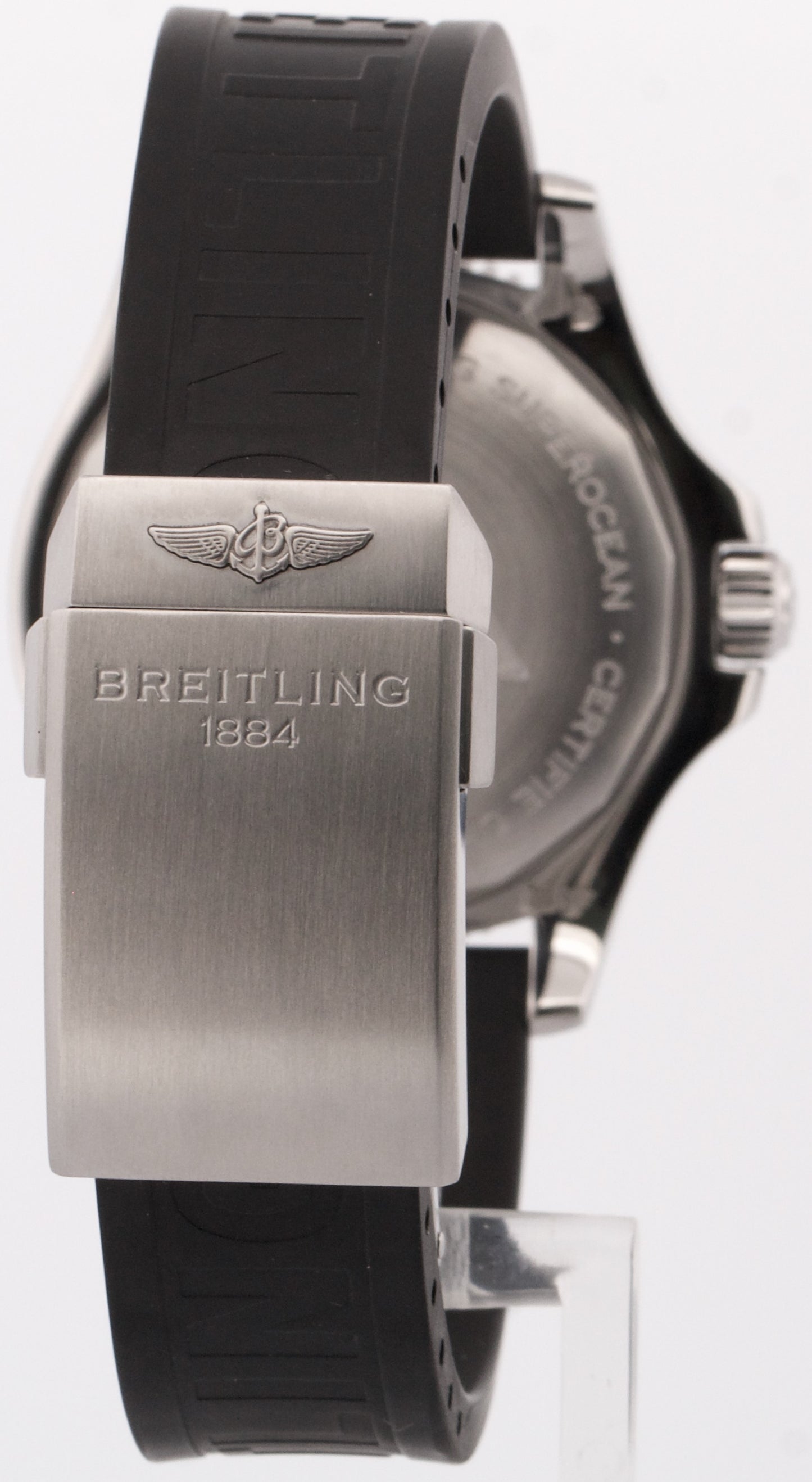 Breitling Superocean ORANGE Stainless Steel Rubber 42mm A17366 Automatic BOX