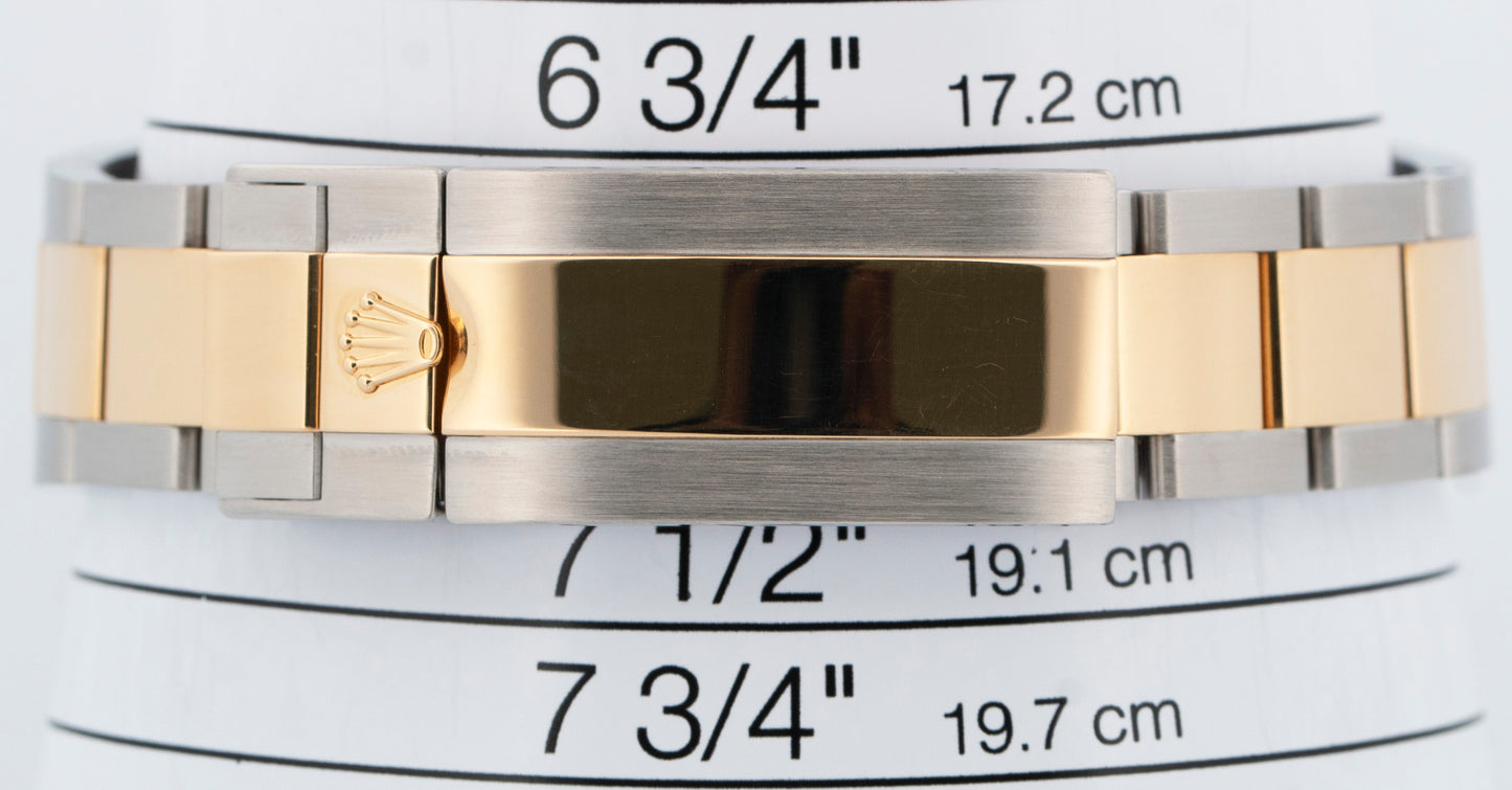 PAPERS Rolex Submariner Date BLUE Two-Tone 18K Gold Steel 40mm 116613 LB BOX