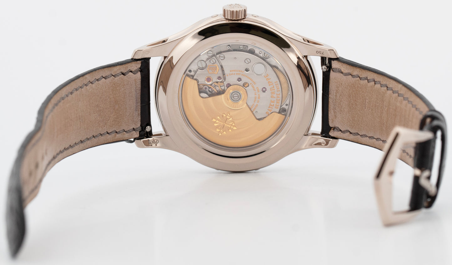 Patek Philippe Annual Calendar Moonphase 18K White Gold GRAY BLACK 40mm 5205G