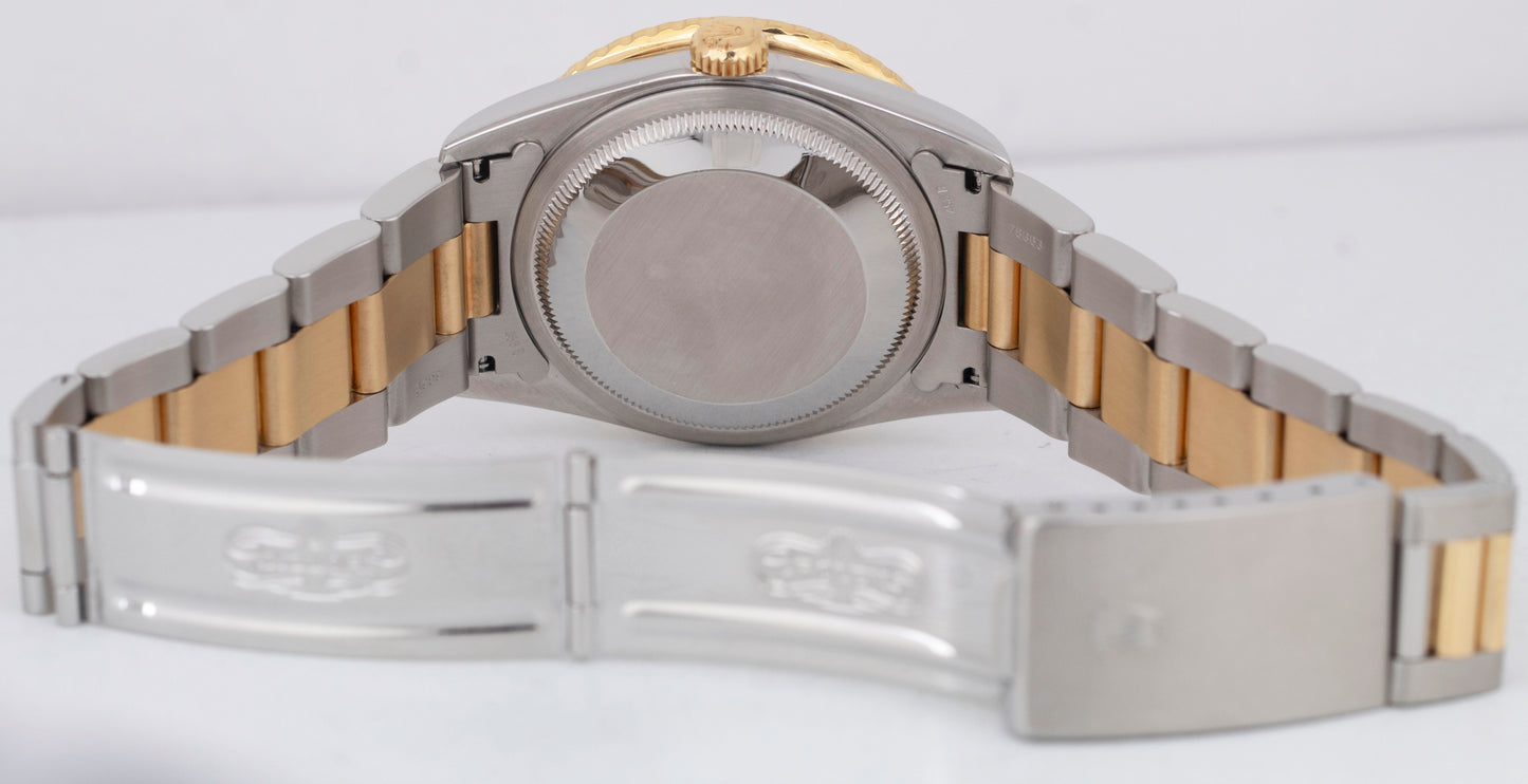 Rolex DateJust Turn-O-Graph 16263 Thunderbird 36mm Slate Two-Tone 18K Gold Watch
