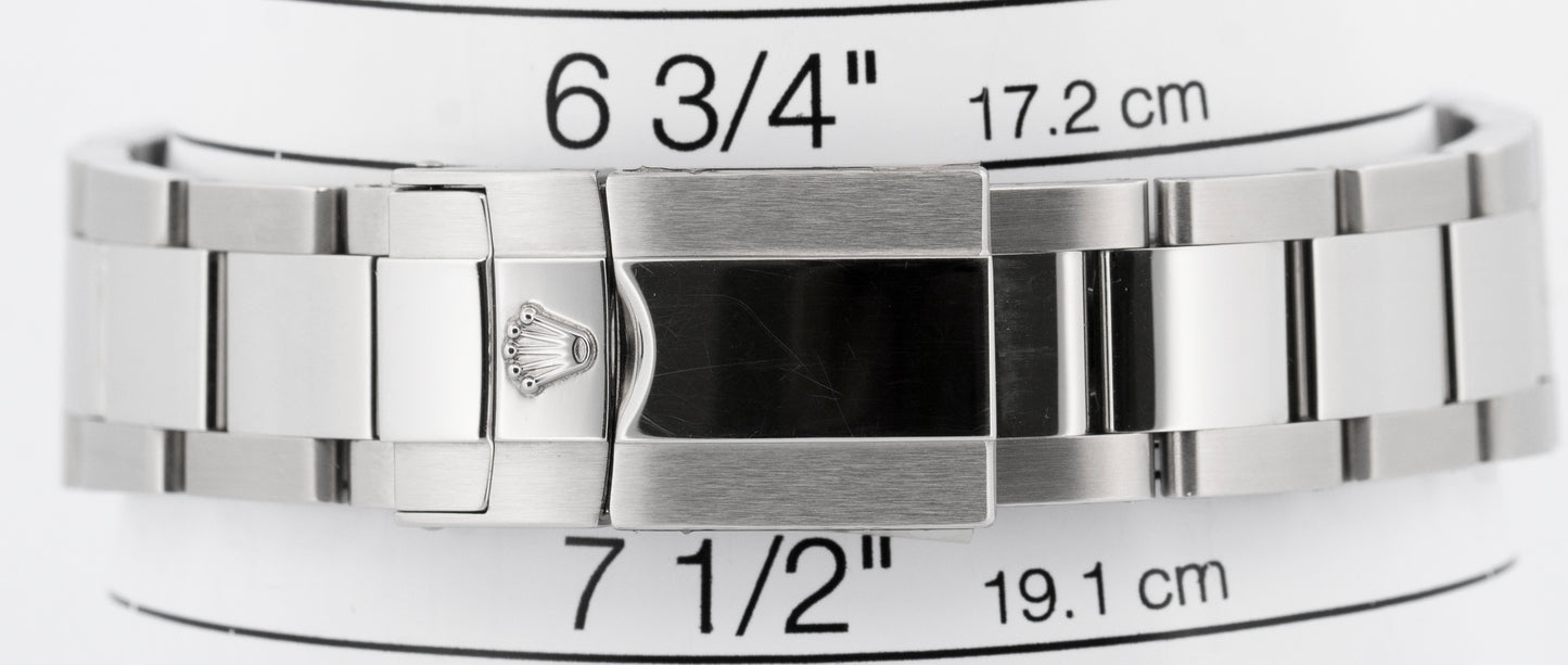 UNPOLISHED PAPERS Rolex Daytona Cosmograph Steel Black 40mm Watch 116520 BOX