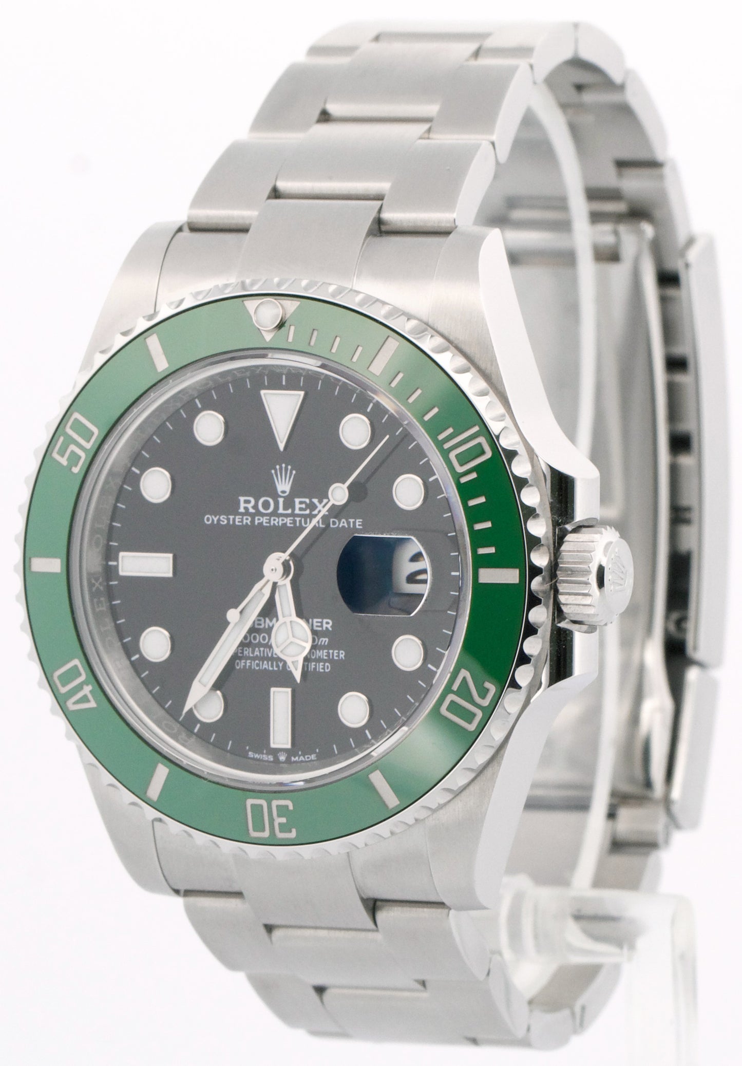2025 PAPERS Rolex Submariner Date KERMIT Green Steel 41mm Watch 126610 LV BOX