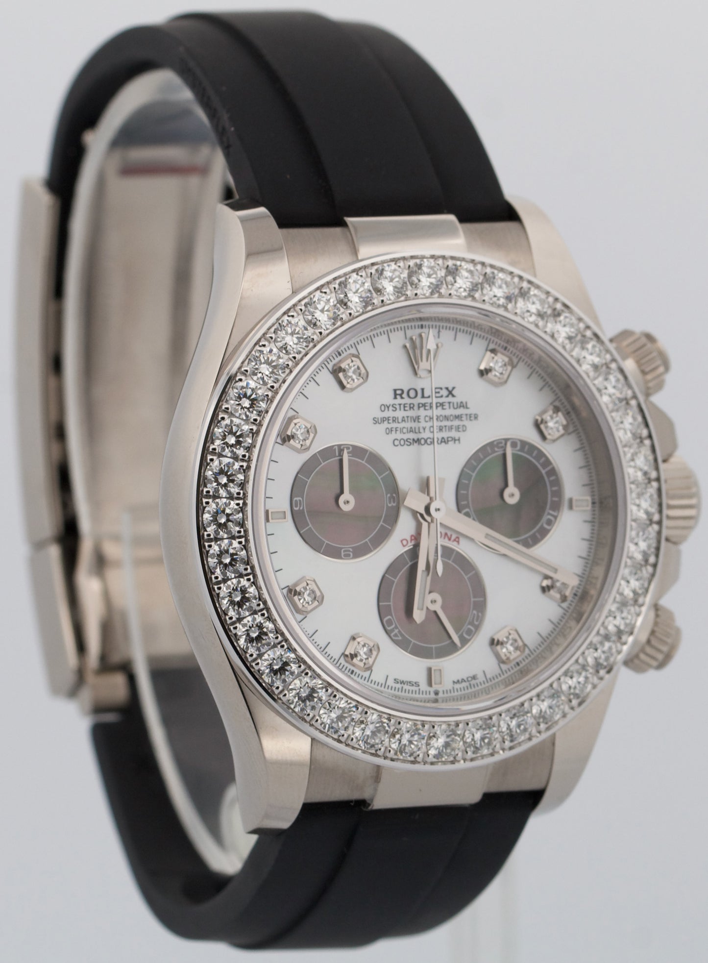 NEW 2025 PAPERS Rolex Daytona FACTORY MOP DIAMOND 18K White Gold 126589RBR BOX