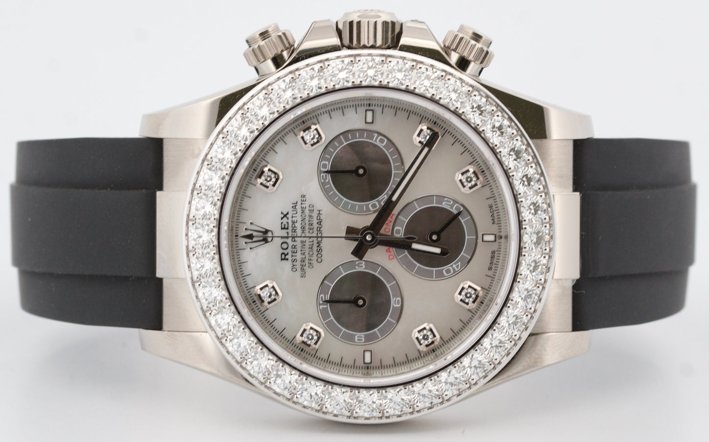NEW 2025 PAPERS Rolex Daytona FACTORY MOP DIAMOND 18K White Gold 126589RBR BOX