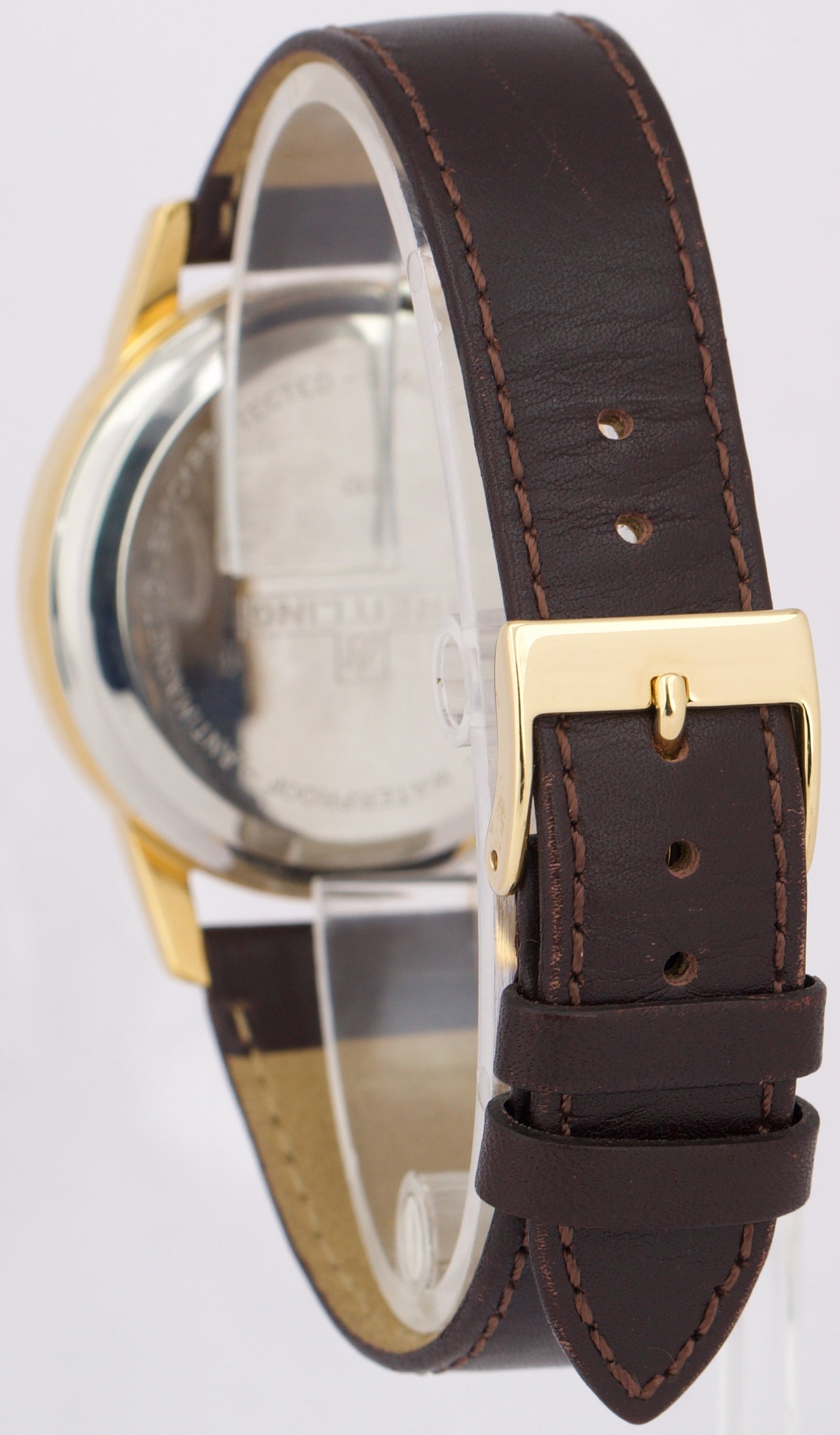 VINTAGE Breitling Top Time 810 18K Yellow Gold Leather Chronograph 38mm Watch