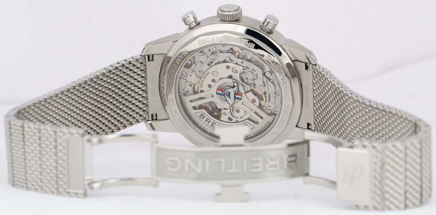 2024 PAPERS Breitling Top Time B01 MUSTANG Green Chronograph 41mm AB0176 BOX